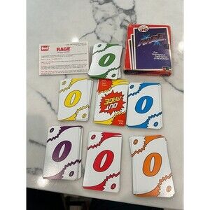 Vintage Rare Rage Card Game 1983 International Games Makers of Uno